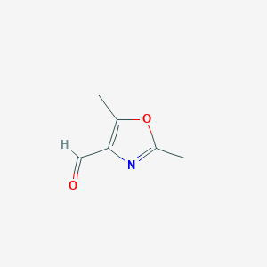 molecular formula C6H7NO2 B1277790 2,5-二甲基恶唑-4-甲醛 CAS No. 92901-88-7