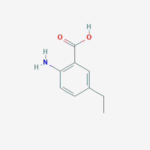 molecular formula C9H11NO2 B1277802 2-氨基-5-乙基苯甲酸 CAS No. 2475-82-3
