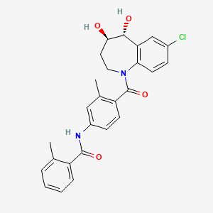 N-[4-[(4R,5R)-7-chloro-4,5-dihydroxy-2,3,4,5-tetrahydro-1-benzazepine-1-carbonyl]-3-methylphenyl]-2-methylbenzamide