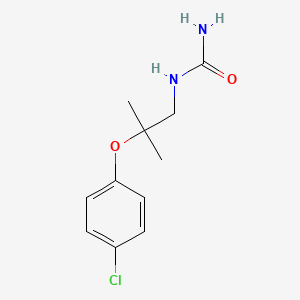 Urea, 1-(2-(p-chlorophenoxy)-2-methylpropyl)-