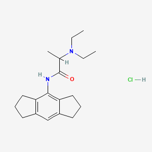 2-(Diethylamino)-N-(1,2,3,5,6,7-hexahydro-s-indacen-4-yl)propanamide hydrochloride