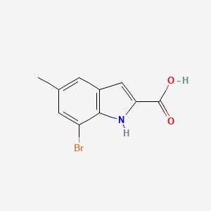 B1277830 7-bromo-5-methyl-1H-indole-2-carboxylic Acid CAS No. 15936-75-1