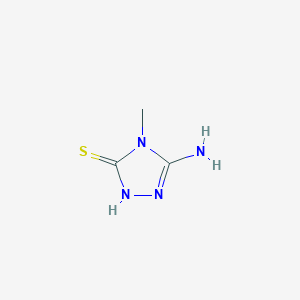 molecular formula C3H6N4S B1277840 5-氨基-4-甲基-4H-1,2,4-三唑-3-硫醇 CAS No. 66870-09-5