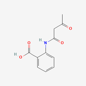 molecular formula C11H11NO4 B1277847 N-(乙酰乙酰)邻氨基苯甲酸 CAS No. 35354-86-0
