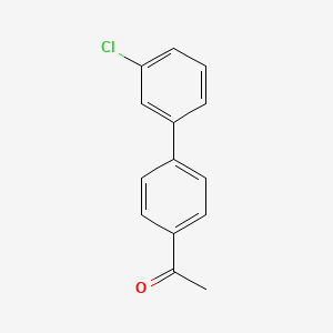 molecular formula C14H11ClO B1277849 4-Acetyl-3'-chlorobiphenyl CAS No. 5002-13-1