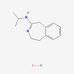 4,5-Dihydro-N-(1-methylethyl)-1H-3-benzazepin-2-amine monohydriodide