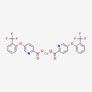 5-(alpha,alpha,alpha-Trifluoro-o-tolyloxy)picolinic acid calcium salt