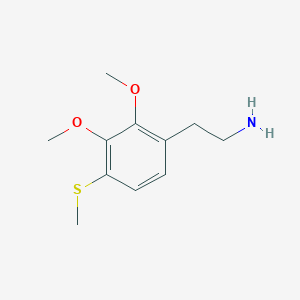 Benzeneethanamine, 2,3-dimethoxy-4-(methylthio)-