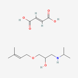 (E)-but-2-enedioic acid;1-(3-methylbut-2-enoxy)-3-(propan-2-ylamino)propan-2-ol