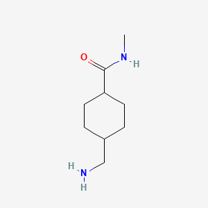 molecular formula C9H18N2O B1277861 4-(氨甲基)-N-甲基环己烷甲酰胺 CAS No. 196597-15-6