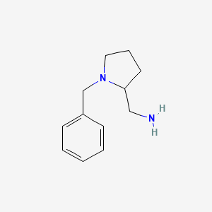 molecular formula C12H18N2 B1277870 (1-苄基吡咯烷-2-基)甲胺 CAS No. 57734-44-8