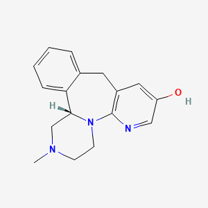 molecular formula C17H19N3O B12778714 8-Hydroxymirtazapine, (S)- CAS No. 207517-08-6