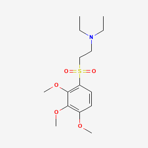 Ethanamine, N,N-diethyl-2-((2,3,4-trimethoxyphenyl)sulfonyl)-