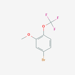molecular formula C8H6BrF3O2 B1277887 5-溴-2-(三氟甲氧基)苯甲醚 CAS No. 672948-65-1