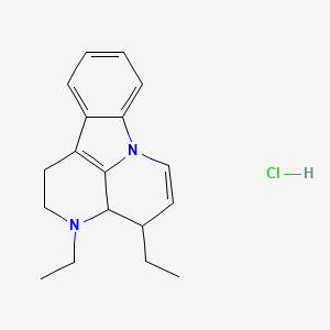 3,4-Diethyl-1,2,3,3a-tetrahydroindolo(3,2,1-de)(1,5)naphthyridine hydrochloride