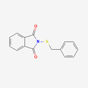 molecular formula C15H11NO2S B1277898 2-(苄基硫代)异吲哚啉-1,3-二酮 CAS No. 14204-26-3
