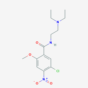 5-Chloro-N-[2-(diethylamino)ethyl]-2-methoxy-4-nitrobenzamide