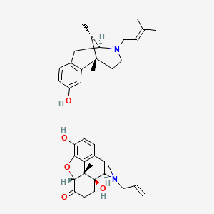 molecular formula C38H48N2O5 B12779023 Talwin Nx CAS No. 92522-87-7