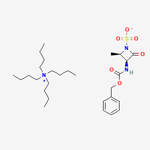 (2R,3S)-2-methyl-4-oxo-3-(phenylmethoxycarbonylamino)azetidine-1-sulfonate;tetrabutylazanium