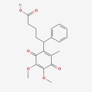 4-(3,4-Dimethoxy-6-methyl-2,5-benzoquinonyl)-5-phenylvaleric acid