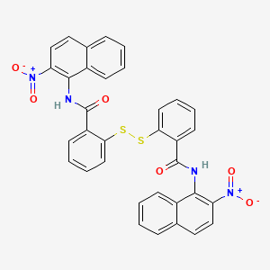 2,2'-Dithiobis(N-(2-nitronaphth-1-yl)benzamide)