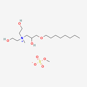 2-Hydroxy-N,N-bis(2-hydroxyethyl)-N-methyl-3-octyloxypropylammonium methyl sulfate