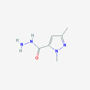 molecular formula C6H10N4O B1277913 1,3-二甲基-1H-吡唑-5-碳酰肼 CAS No. 89187-40-6