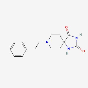 1,3,8-Triazaspiro(4.5)decane-2,4-dione, 8-(2-phenylethyl)-