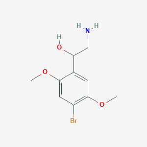 2-Amino-1-(4-bromo-2,5-dimethoxyphenyl)ethan-1-ol