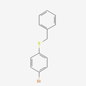 molecular formula C13H11BrS B1277920 苄基 4-溴苯基硫醚 CAS No. 53136-21-3