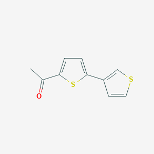 1-(5-Thiophen-3-ylthiophen-2-yl)ethanone