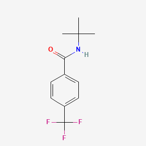 molecular formula C12H14F3NO B1277930 N-tert-butyl-4-(trifluoromethyl)benzamide CAS No. 91888-96-9