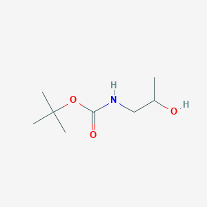 molecular formula C8H17NO3 B1277940 Tert-butyl N-(2-hydroxypropyl)carbamate CAS No. 95656-86-3