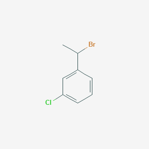molecular formula C8H8BrCl B1277945 1-(1-溴乙基)-3-氯苯 CAS No. 65130-47-4