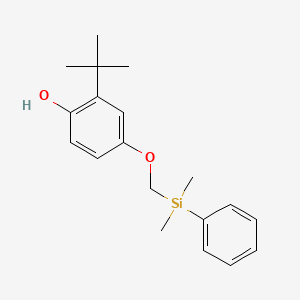 2-tert-butyl-4-[[dimethyl(phenyl)silyl]methoxy]phenol