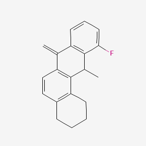 1,2,3,4,7,12-Hexahydro-11-fluoro-12-methyl-7-methylenebenz(a)anthracene