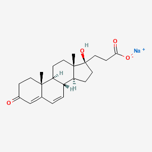 molecular formula C22H29NaO4 B12779690 Canrenoate sodium CAS No. 5285-14-3