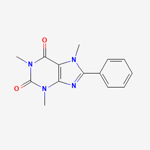 1,3,7-Trimethyl-8-phenylxanthine