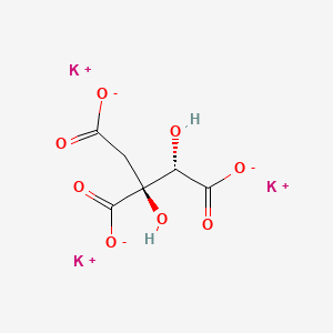 molecular formula C6H5K3O8 B12779716 Potassium hydroxycitrate CAS No. 913186-35-3