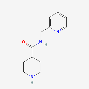 B1277986 N-(pyridin-2-ylmethyl)piperidine-4-carboxamide CAS No. 884497-59-0
