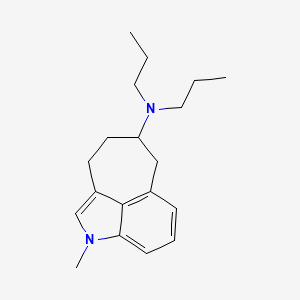 3,4,5,6-Tetrahydro-1-methyl-N,N-dipropyl-1H-cyclohept(cd)indol-5-amine