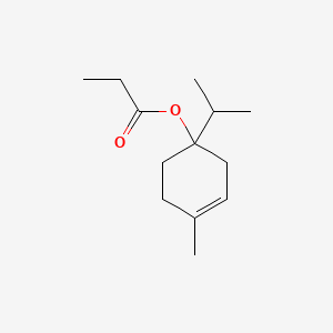 molecular formula C13H22O2 B12780061 Terpinen 4-propionate CAS No. 70240-48-1