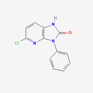 5-Chloro-3-phenyl-1H-imidazo(4,5-b)pyridin-2(3H)-one