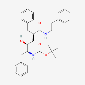 N-t-Butyloxycarbonyl-5-amino-1,6-diphenyl-4-hydroxy-2-benzylacetylamino hexane