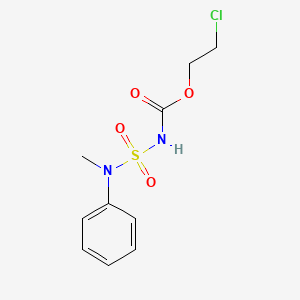 Carbamic acid, ((methylphenylamino)sulfonyl)-, 2-chloroethyl ester