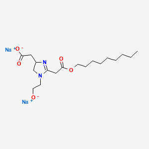 1H-Imidazolediacetic acid, 4,5-dihydro-1-(2-hydroxyethyl)-2-nonyl-, disodium salt