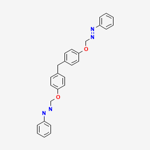 3H-Pyrazol-3-one, 4,4'-(((4-methoxyphenyl)methylene)bis((2-methyl-4,1-phenylene)azo))bis(2,4-dihydro-5-methyl-2-phenyl-