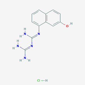 1-(7-Hydroxy-1-naphthyl)biguanide hydrochloride