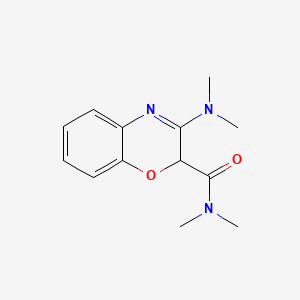 N,N-Dimethyl-3-(dimethylamino)-2H-1,4-benzoxazine-2-carboxamide