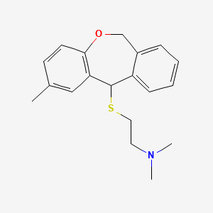 2-Methyl-11-(2-(dimethylamino)ethyl)thio-6,11-dihydrodibenz(b,e)oxepin